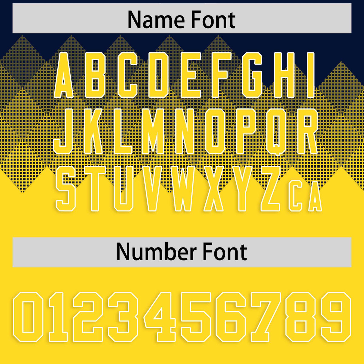 Custom Navy Gold Grid Blur Pattern Authentic Baseball Jersey| KXKSHOP