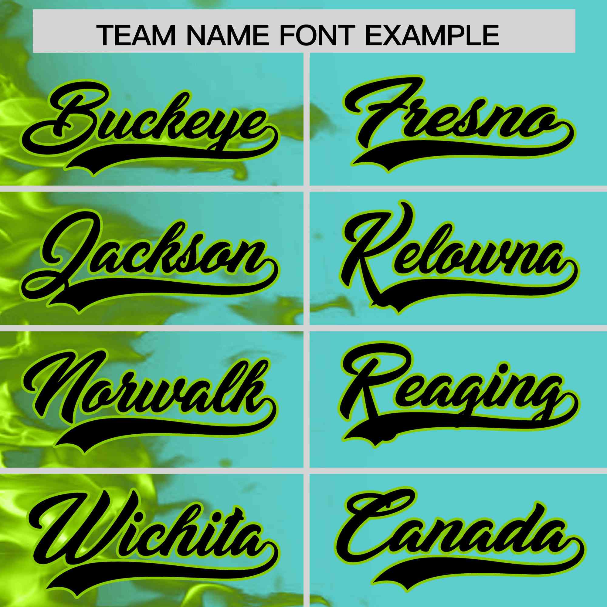 Custom Bright Green Personalized 3D Flame Design Authentic Baseball Jersey