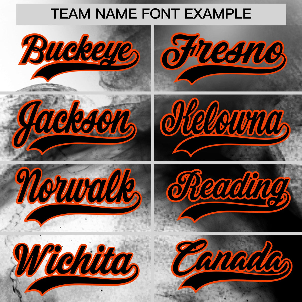 Custom White Black Orange skeleton Graffiti Pattern Quick Dry Baseball Jersey| KXKSHOP