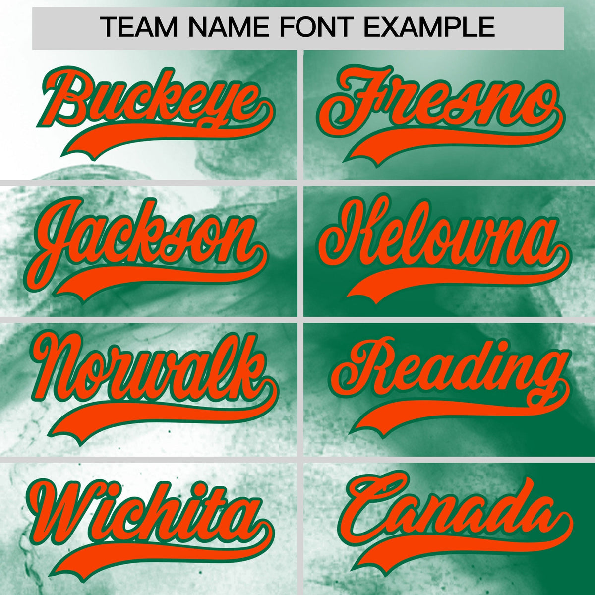 Custom White Kelly Green Orange skeleton Graffiti Pattern Quick Dry Baseball Jersey| KXKSHOP
