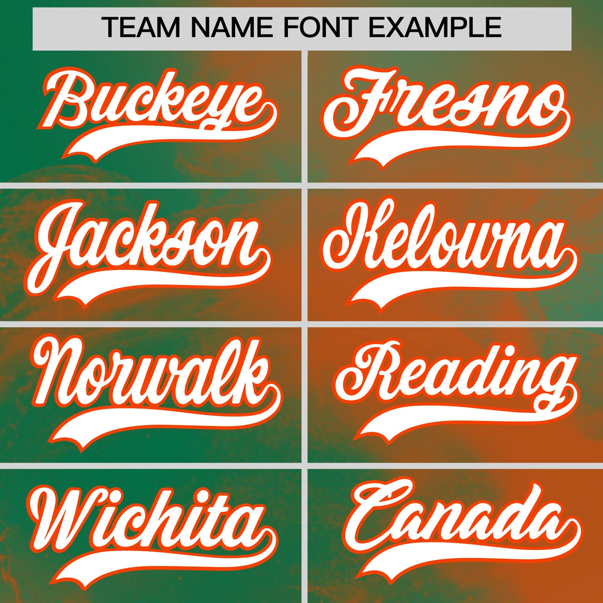 Custom Kelly Green Orange White skeleton Graffiti Pattern Lightweight Baseball Jersey| KXKSHOP