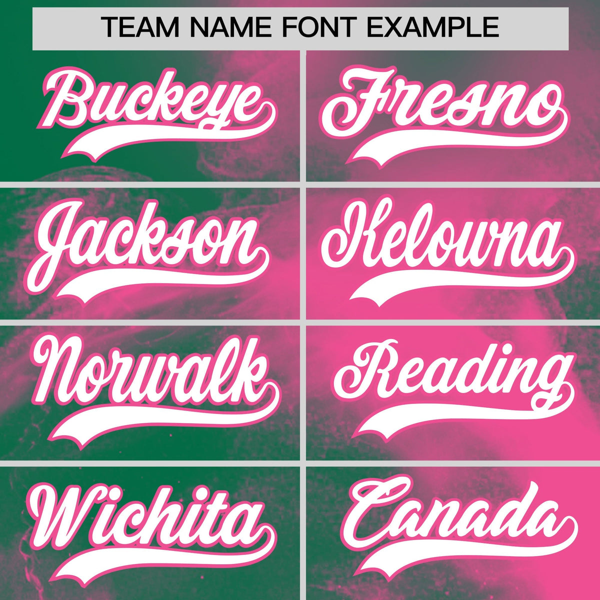 Custom Kelly Green Pink White skeleton Graffiti Pattern Quick Dry Baseball Jersey| KXKSHOP