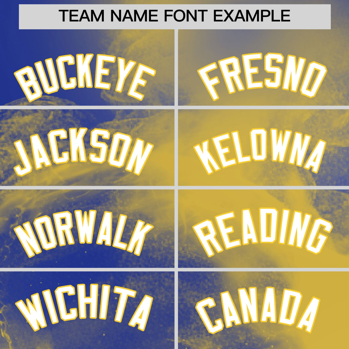 Custom Royal Blue Gold White skeleton Graffiti Pattern Lightweight Baseball Jersey| KXKSHOP
