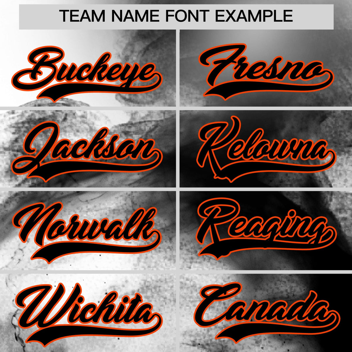 Custom White Black Orange skeleton Graffiti Pattern Quick Dry Baseball Jersey| KXKSHOP