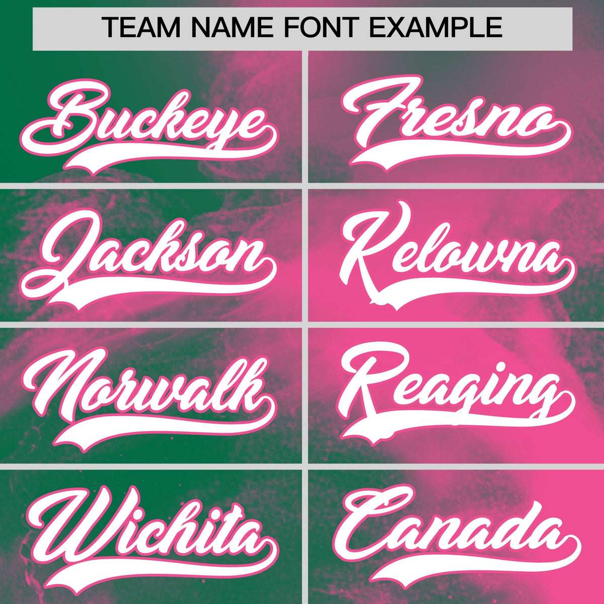 Custom Kelly Green Pink White skeleton Graffiti Pattern Quick Dry Baseball Jersey| KXKSHOP