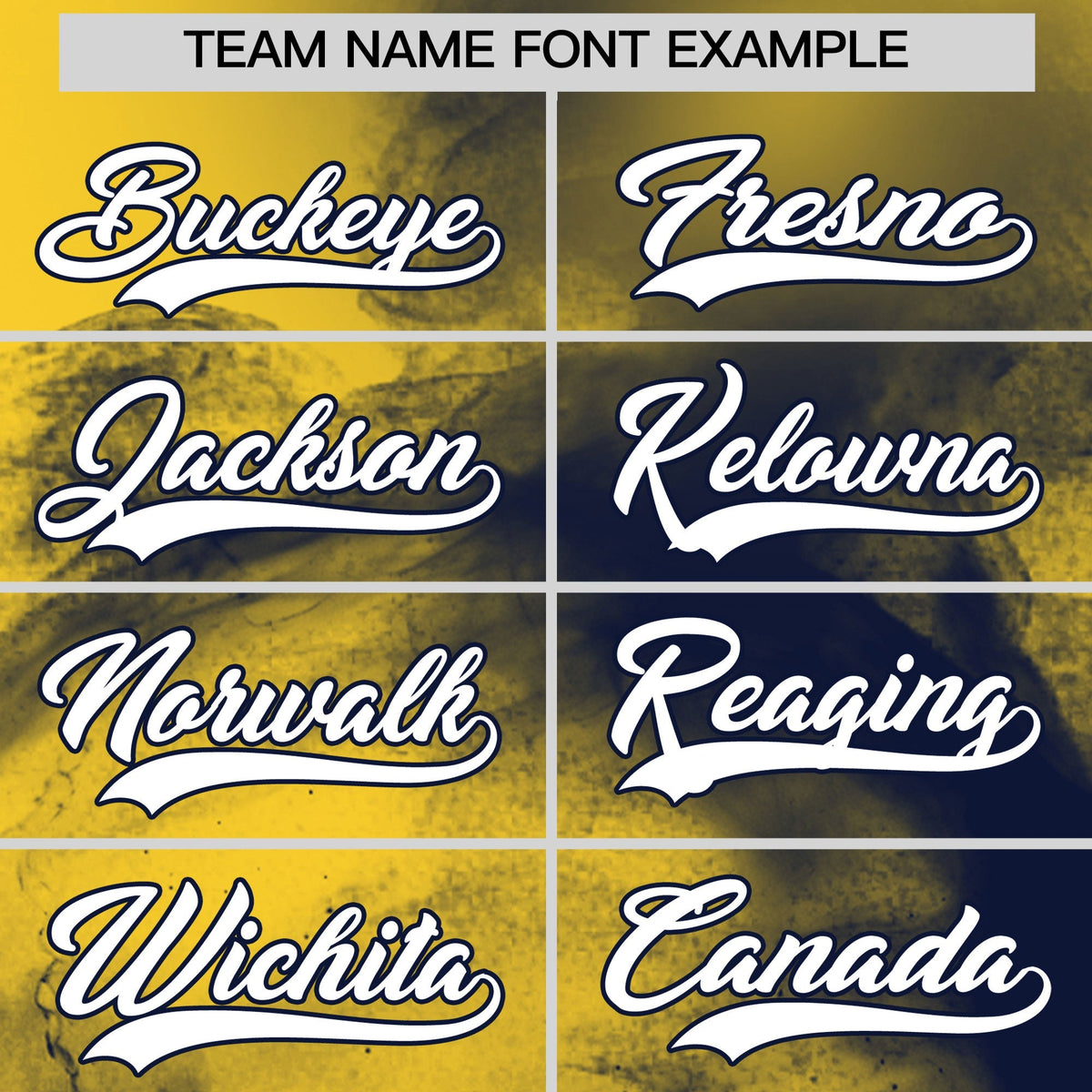 Custom Gold Navy White skeleton Graffiti Pattern Quick Dry Baseball Jersey| KXKSHOP