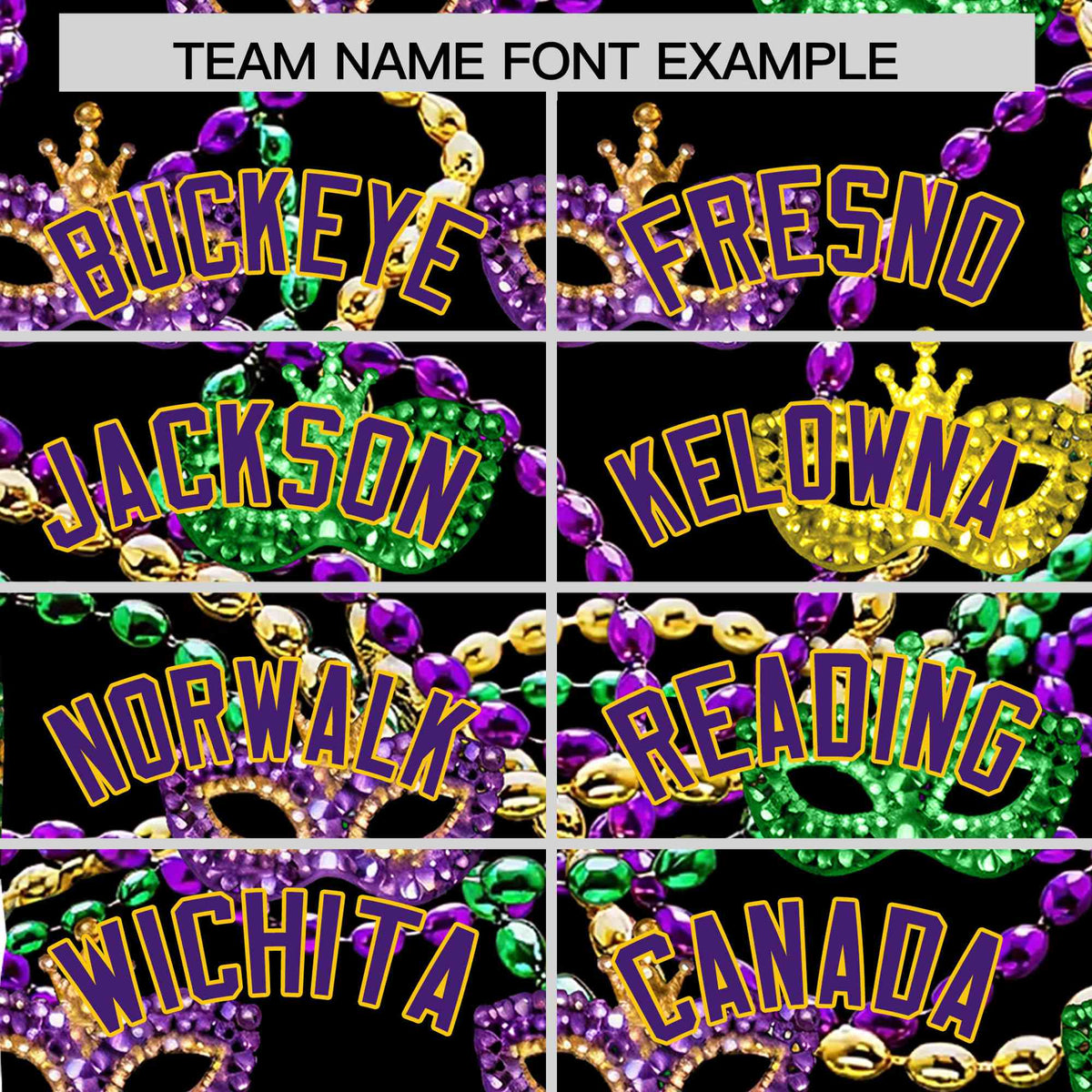 Custom Black Purple Personalization Mardi Gras Authentic Baseball Jersey| KXKSHOP