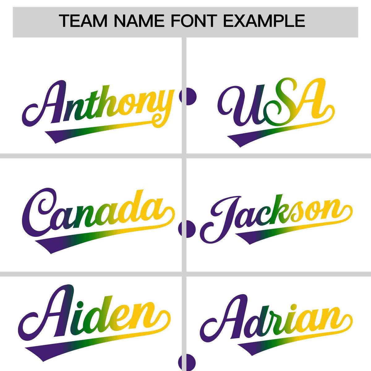 Custom White Purple Kelly Green Gold Personalization Gradient Mardi Gras Authentic Baseball Jersey| KXKSHOP