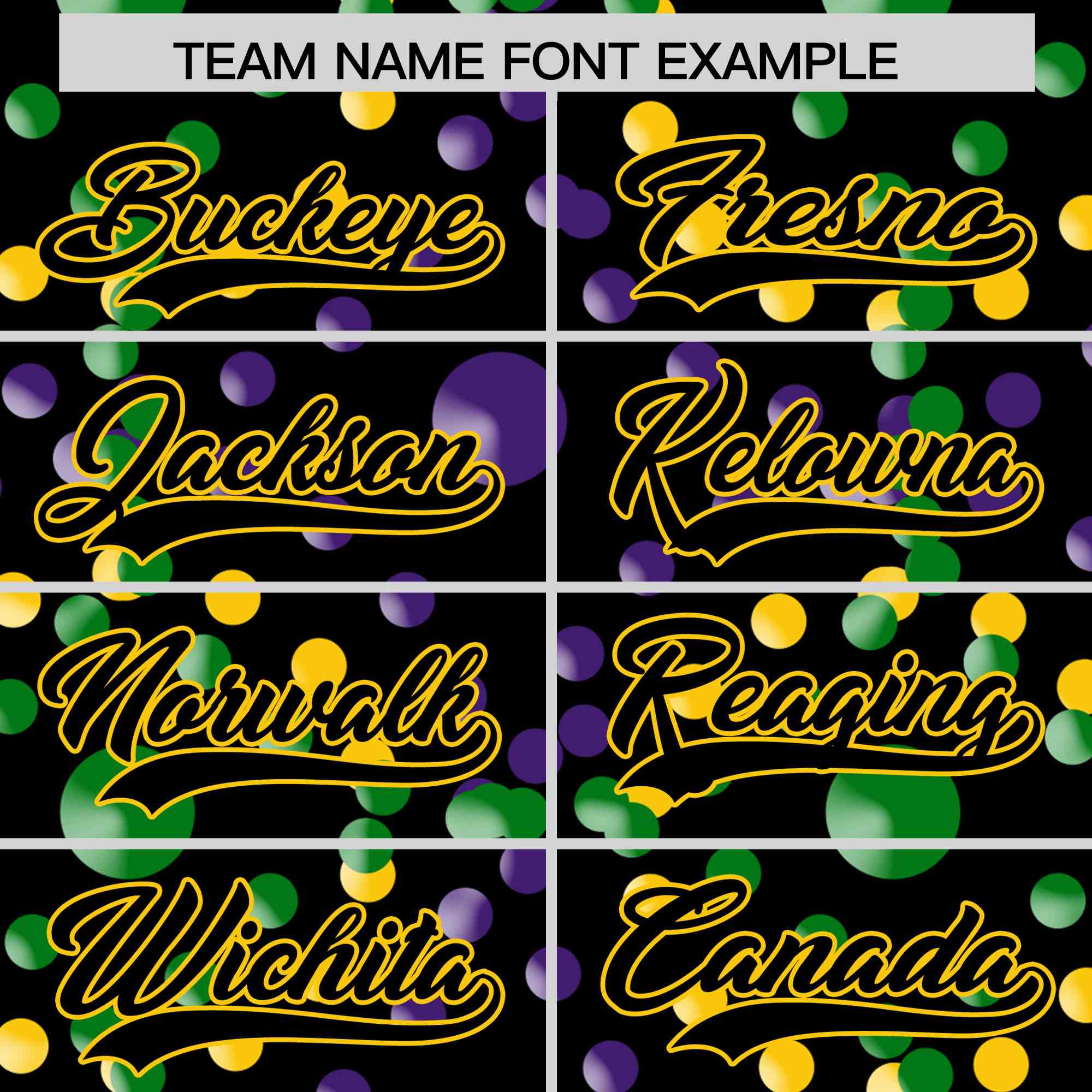 Custom Black Gold Graffiti Personalization Mardi Gras Authentic Baseball Jersey| KXKSHOP