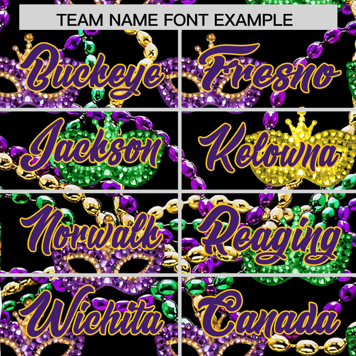 Custom Black Purple Personalization Mardi Gras Authentic Baseball Jersey| KXKSHOP