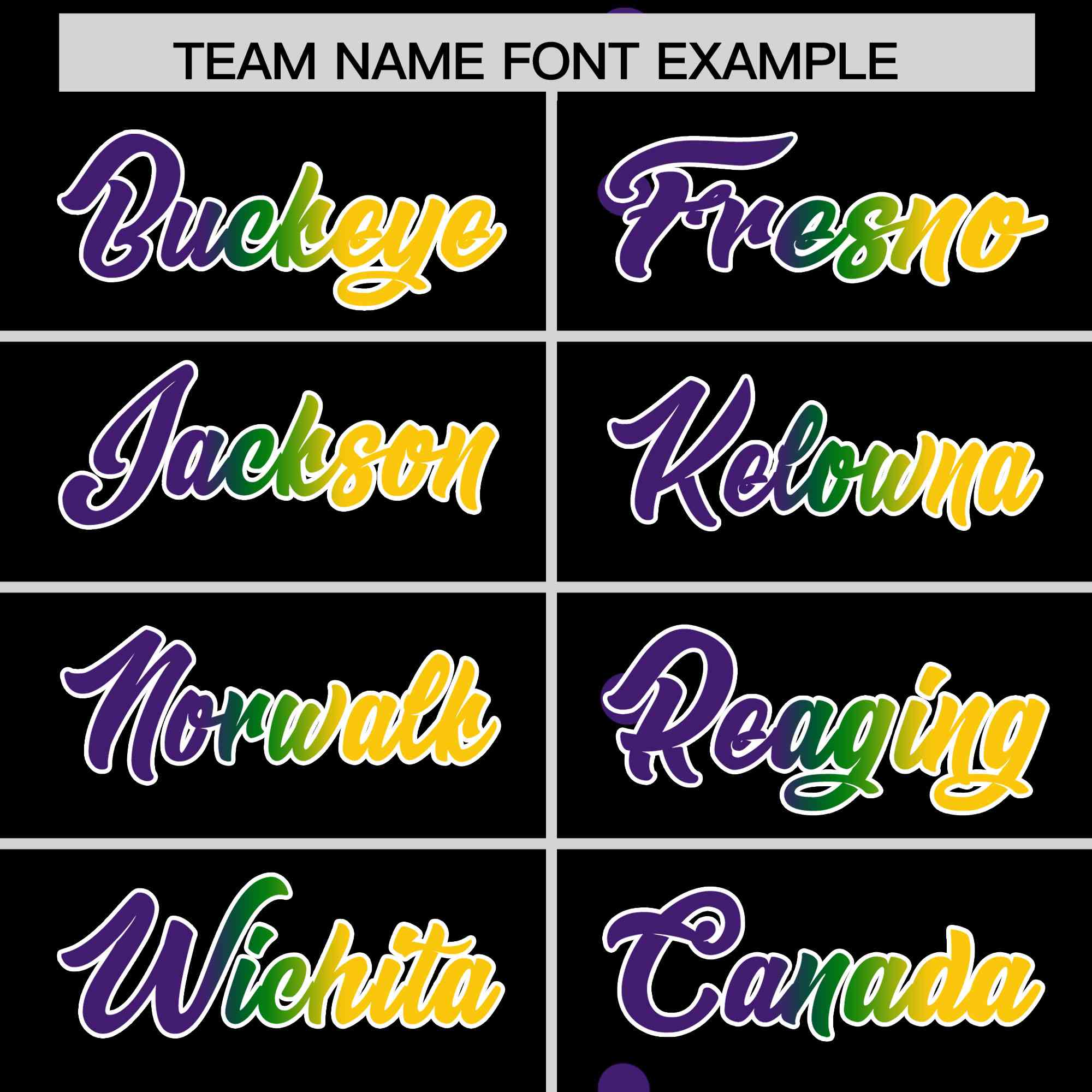 Custom Black Purple Kelly Green Gold Personalization Gradient Mardi Gras Authentic Baseball Jersey| KXKSHOP