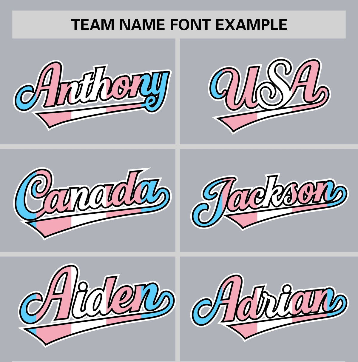 Custom Gray Powder Blue Transgender For Pride Month Classic Style Baseball Jersey| KXKSHOP