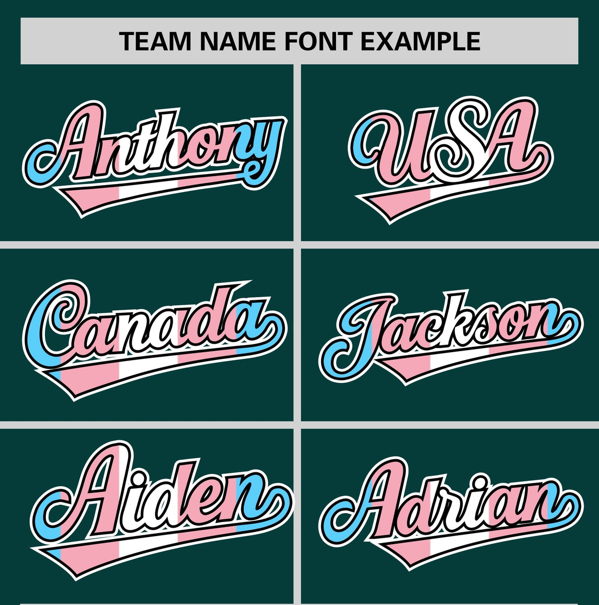 Custom Midnight Green Powder Blue Transgender For Pride Month Classic Style Baseball Jersey| KXKSHOP