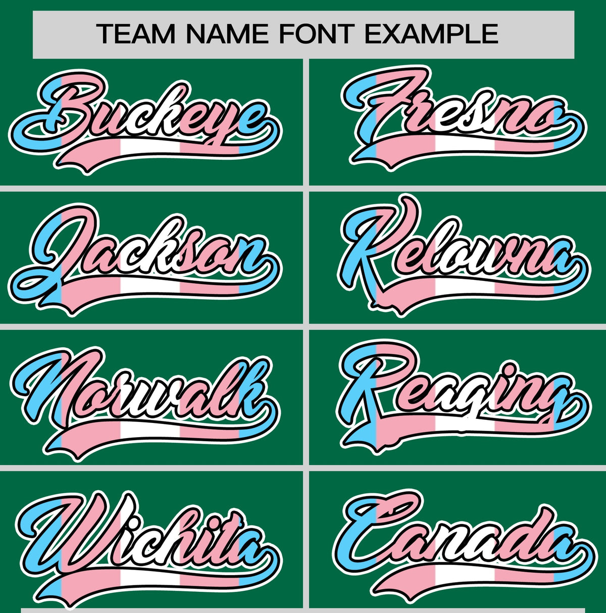 Custom Kelly Green Powder Blue Transgender For Pride Month Classic Style Baseball Jersey| KXKSHOP