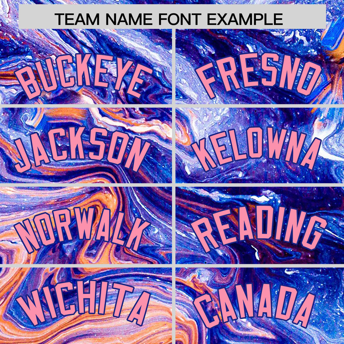 Custom Royal Split Fashion Fluid Pattern Authentic Baseball Jersey| KXKSHOP