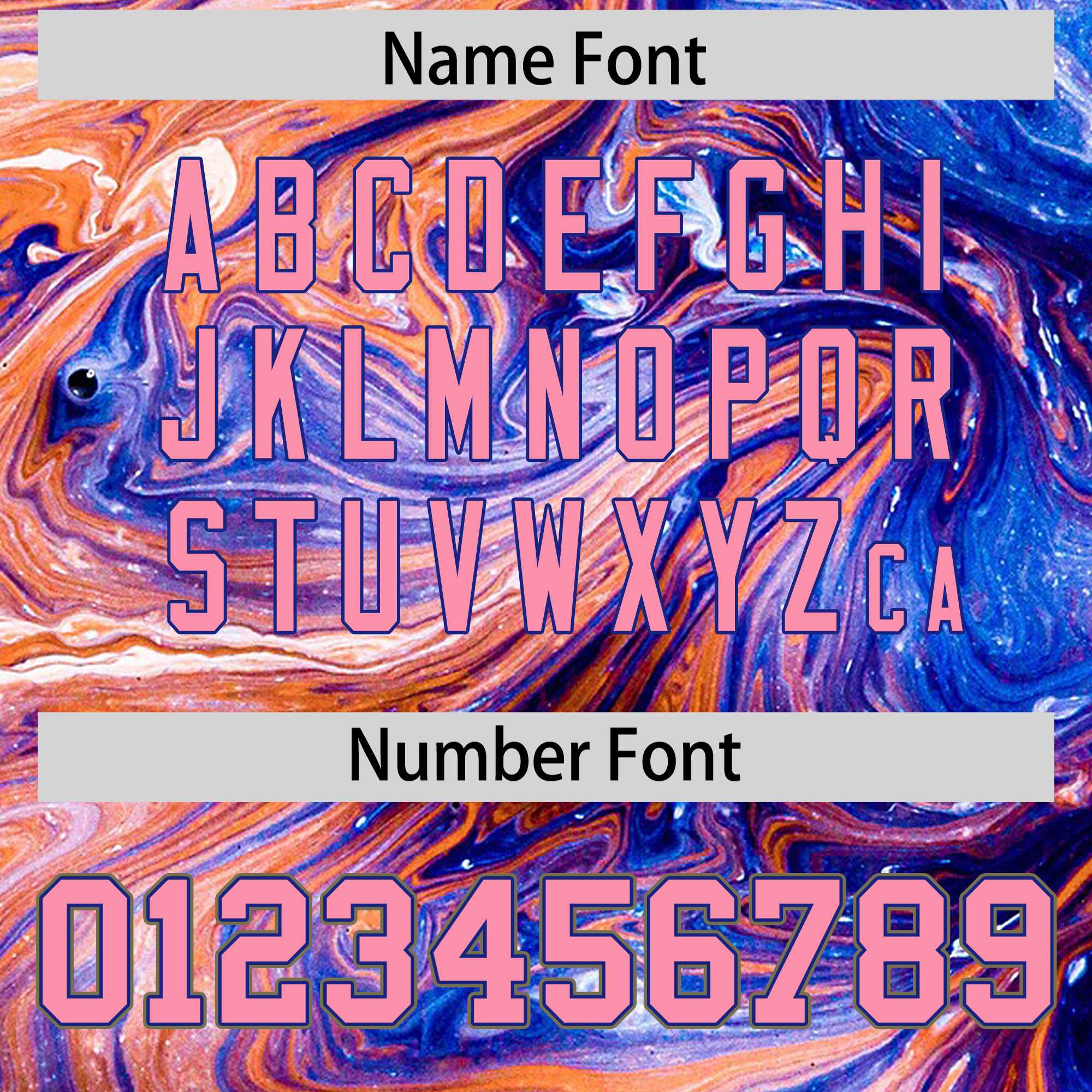 Custom Royal Split Fashion Fluid Pattern Authentic Baseball Jersey| KXKSHOP