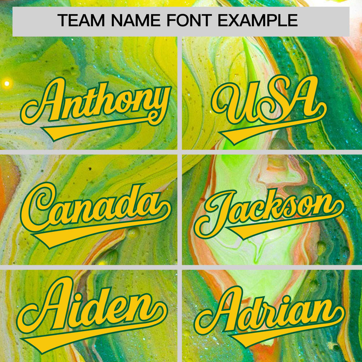 Custom Neon Green Split Fashion Fluid Pattern Authentic Baseball Jersey| KXKSHOP