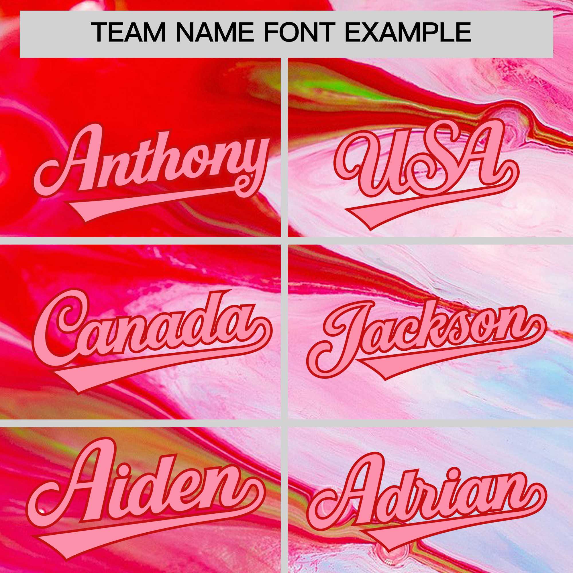 Custom Red Split Fashion Fluid Pattern Authentic Baseball Jersey| KXKSHOP