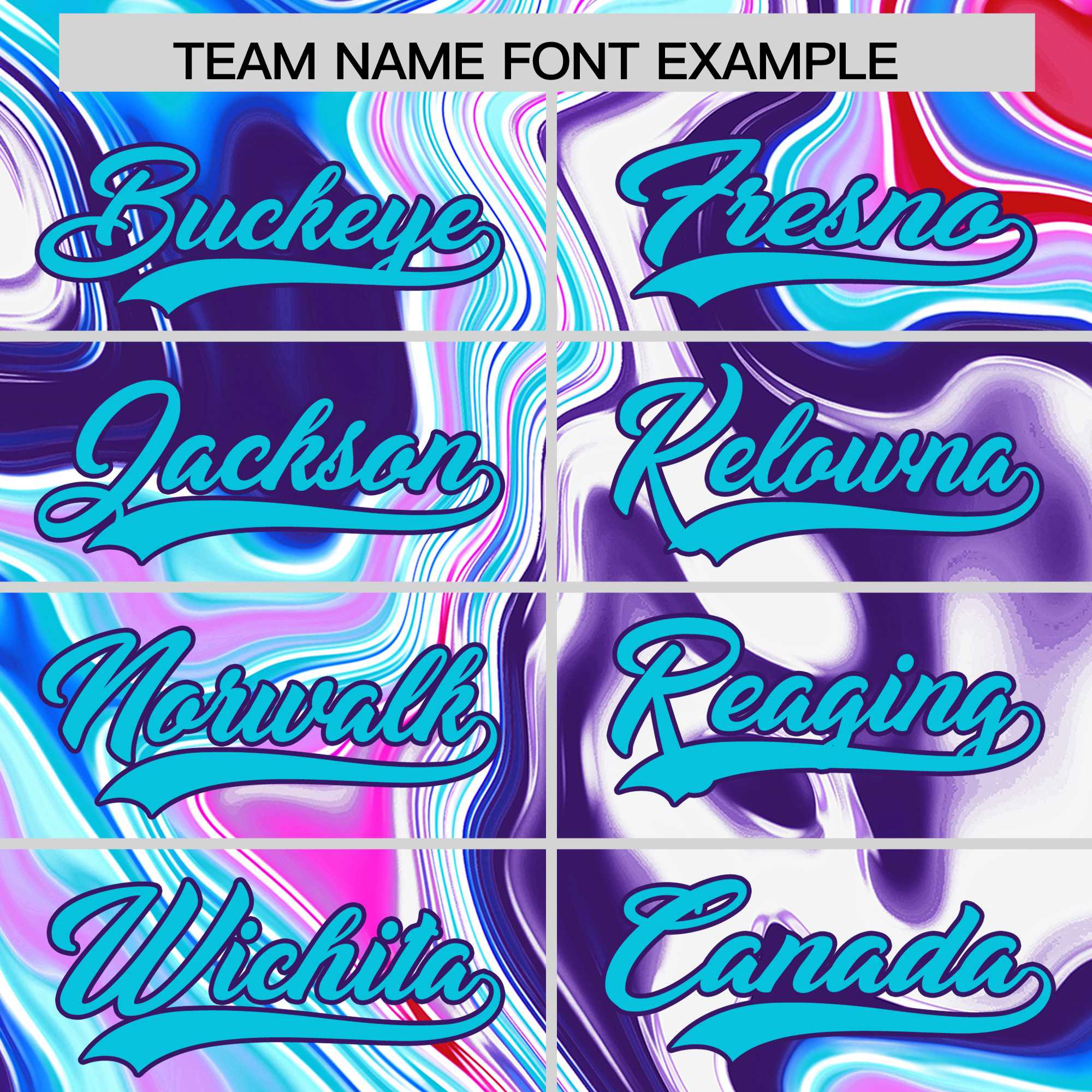 Custom Purple Split Fashion Fluid Pattern Authentic Baseball Jersey| KXKSHOP