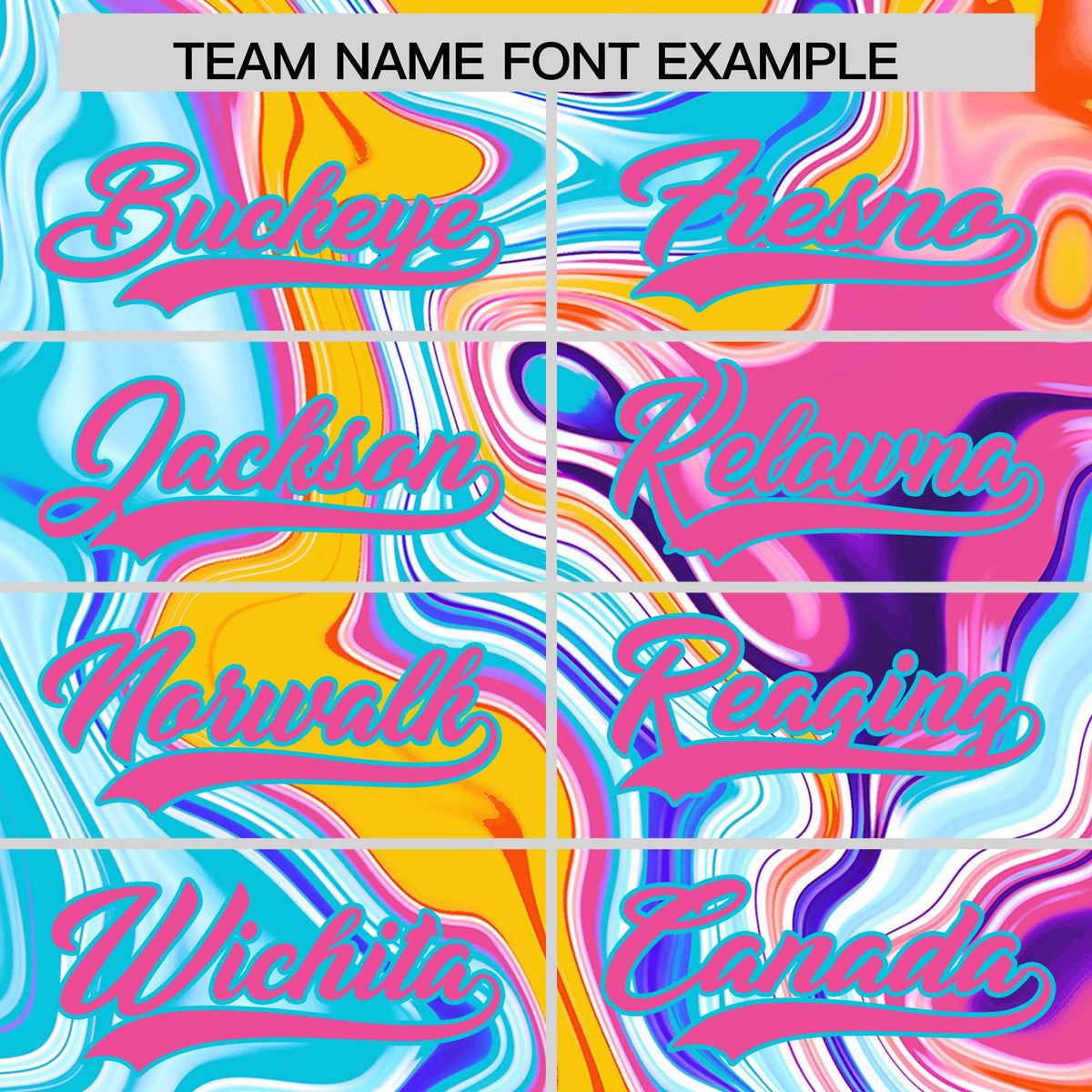 Custom Multi Color Split Fashion Fluid Pattern Authentic Baseball Jersey| KXKSHOP
