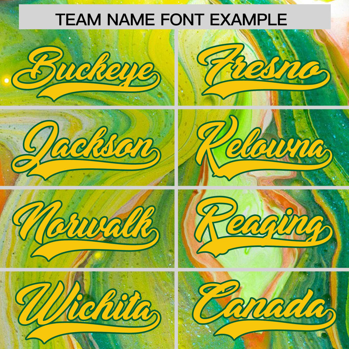 Custom Neon Green Split Fashion Fluid Pattern Authentic Baseball Jersey| KXKSHOP