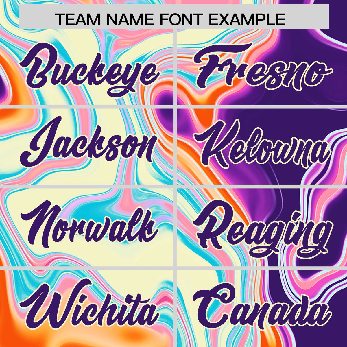 Custom Multi Color Split Fashion Fluid Pattern Authentic Baseball Jersey| KXKSHOP