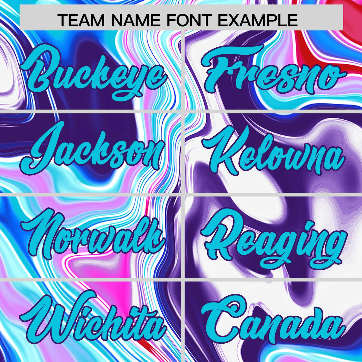 Custom Purple Split Fashion Fluid Pattern Authentic Baseball Jersey| KXKSHOP