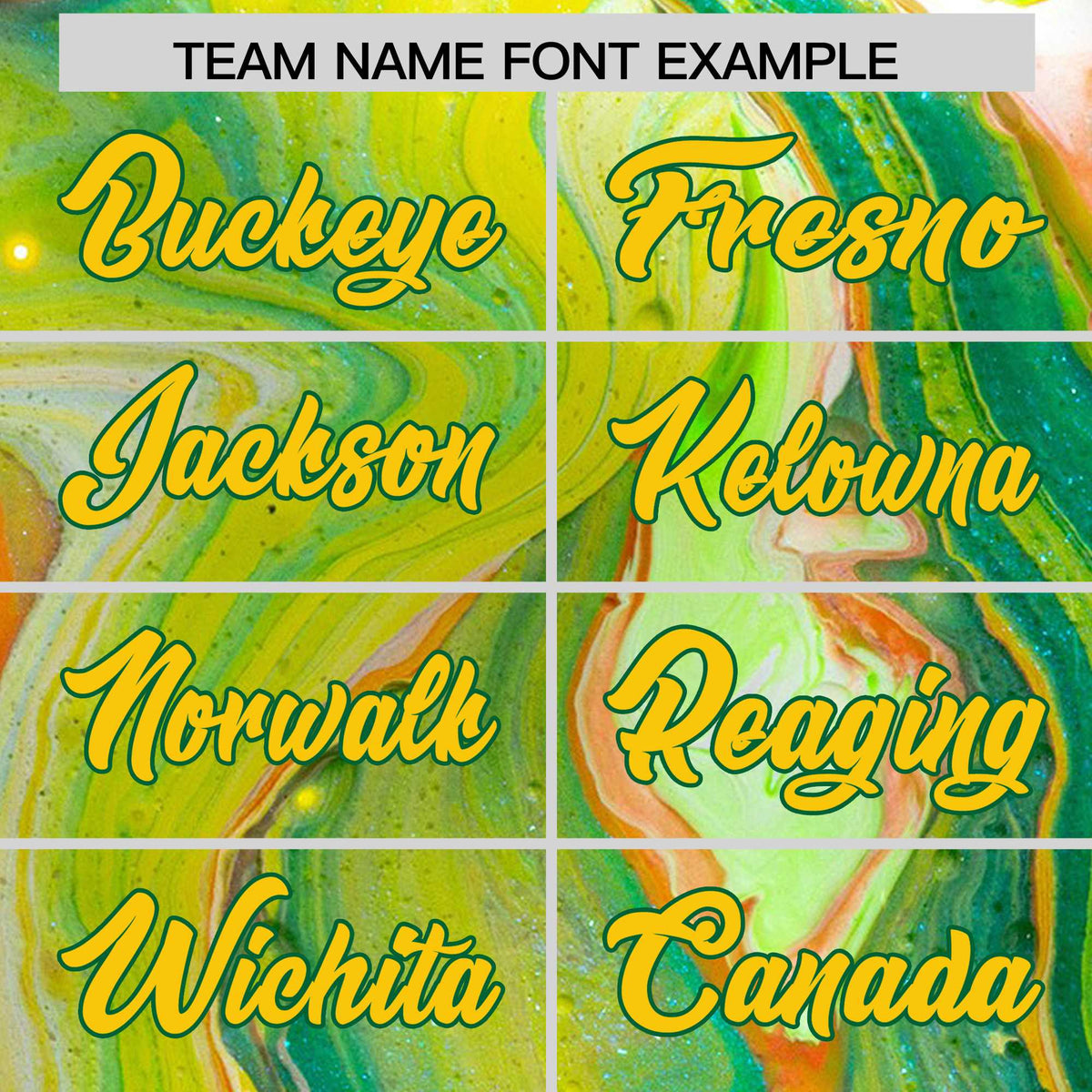 Custom Neon Green Split Fashion Fluid Pattern Authentic Baseball Jersey| KXKSHOP