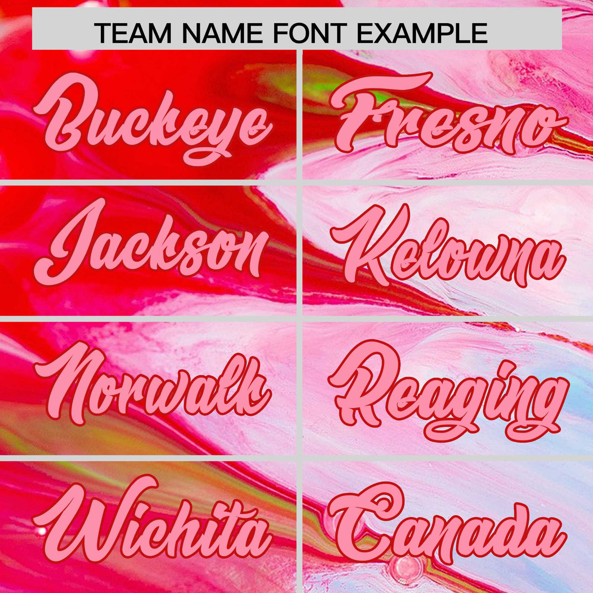 Custom Red Split Fashion Fluid Pattern Authentic Baseball Jersey| KXKSHOP