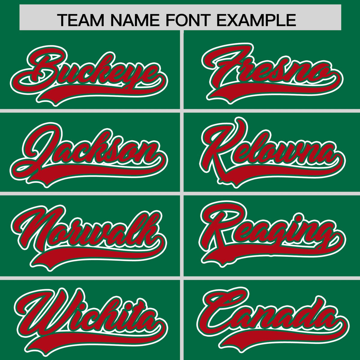 Custom Kelly Green Red Personalized Color Block Authentic Baseball Jersey