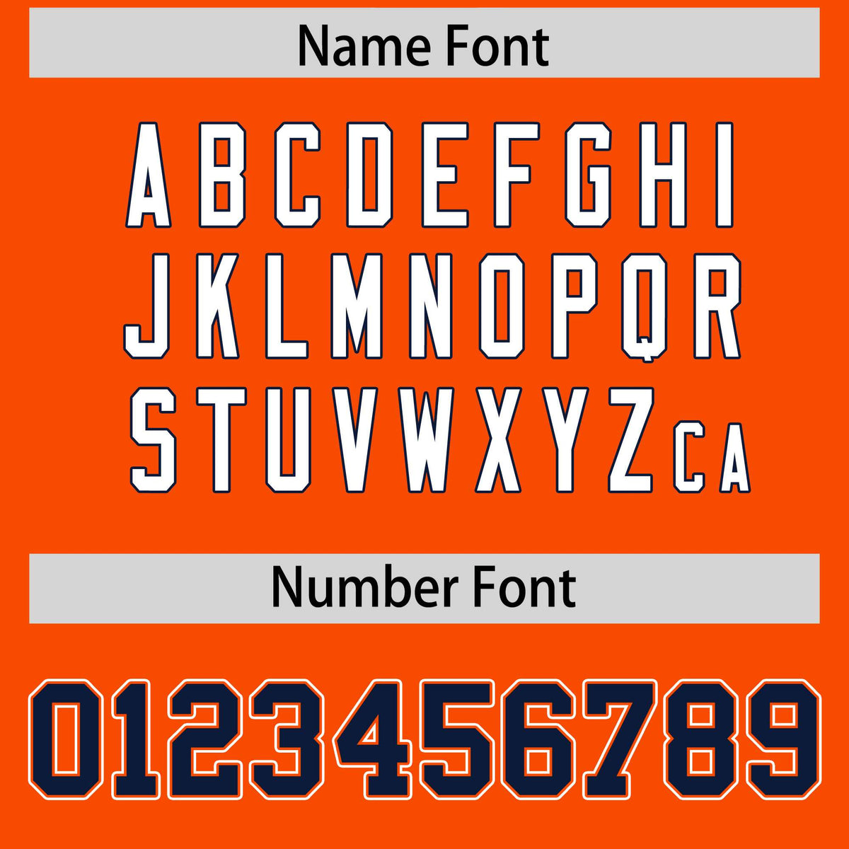 Custom Orange Navy Personalized Color Block Authentic Baseball Jersey