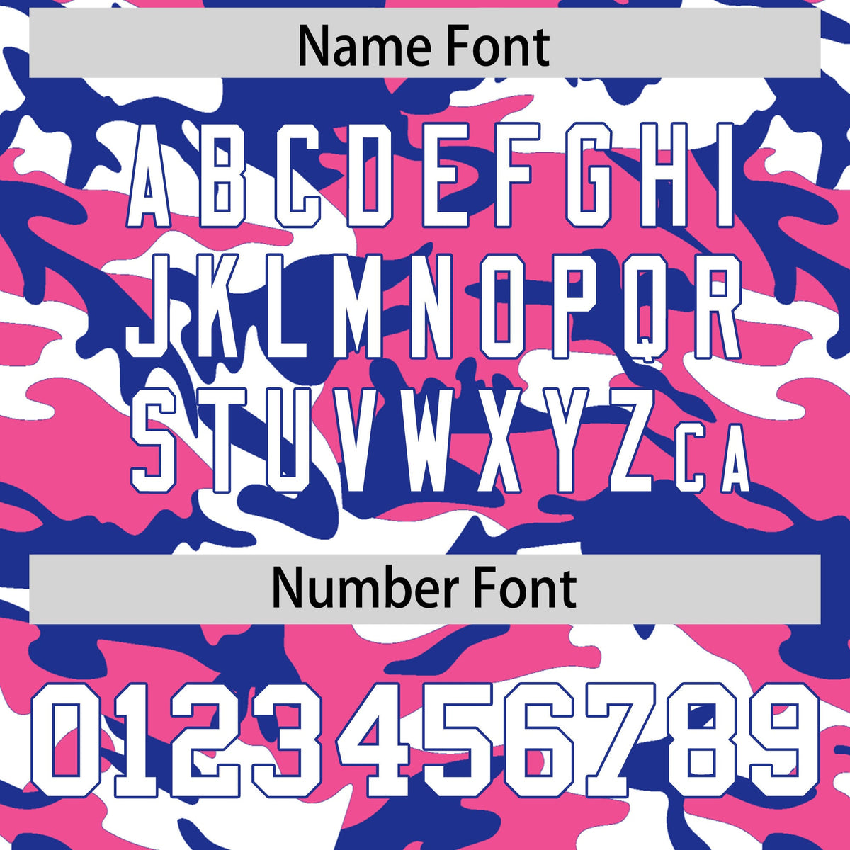 Custom Pink Royal Blue White Camo Gradient Fashion Baseball Jersey | Perfect for Training,Sublimation Printed & Stitched,Add Name and Numbern,Perfect for Teams | KXKSHOP