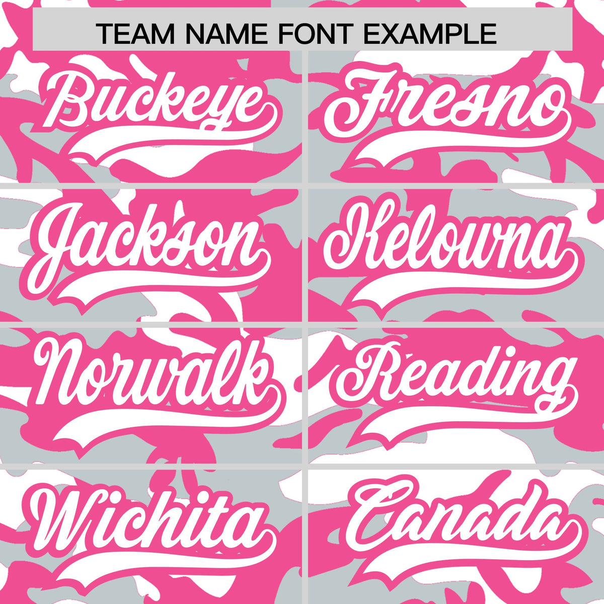 Custom Silver White Pink Camo Gradient Fashion Baseball Jersey | Perfect for Training,Sublimation Printed & Stitched,Add Name and Numbern,Perfect for Teams | KXKSHOP
