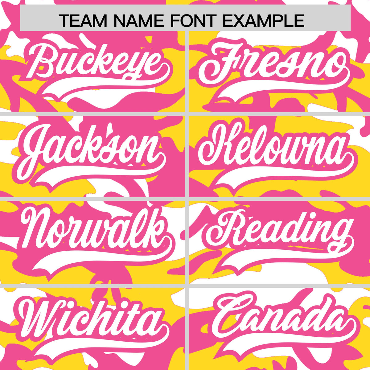 Custom Gold Pink White Camo Gradient Fashion Baseball Jersey | Perfect for Training,Sublimation Printed &amp; Stitched,Add Name and Numbern,Perfect for Teams | KXKSHOP