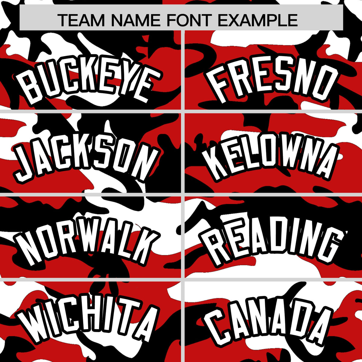 Custom Black White Red Camo Gradient Fashion Baseball Jersey | Perfect for Training,Sublimation Printed & Stitched,Add Name and Numbern,Perfect for Teams | KXKSHOP