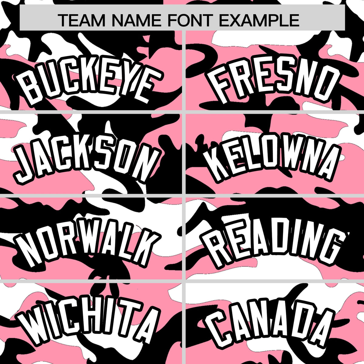 Custom Light Pink Black White Camo Gradient Fashion Baseball Jersey | Perfect for Training,Sublimation Printed & Stitched,Add Name and Numbern,Perfect for Teams | KXKSHOP