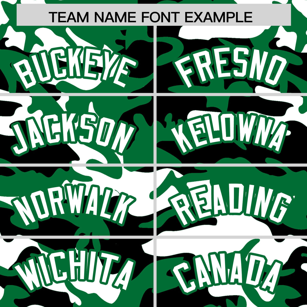 Custom Kelly Green Black White Camo Gradient Fashion Baseball Jersey | Perfect for Training,Sublimation Printed & Stitched,Add Name and Numbern,Perfect for Teams | KXKSHOP