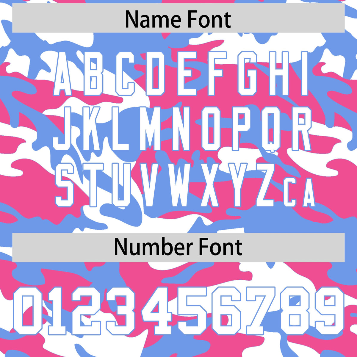 Custom Pink Light Blue White Camo Gradient Fashion Baseball Jersey | Perfect for Training,Sublimation Printed &amp; Stitched,Add Name and Numbern,Perfect for Teams | KXKSHOP