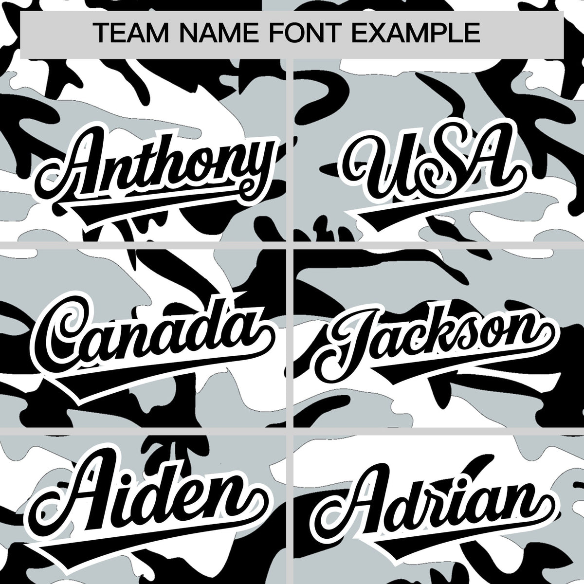 Custom Black Silver White Camo Gradient Fashion Baseball Jersey | Perfect for Training,Sublimation Printed & Stitched,Add Name and Numbern,Perfect for Teams | KXKSHOP