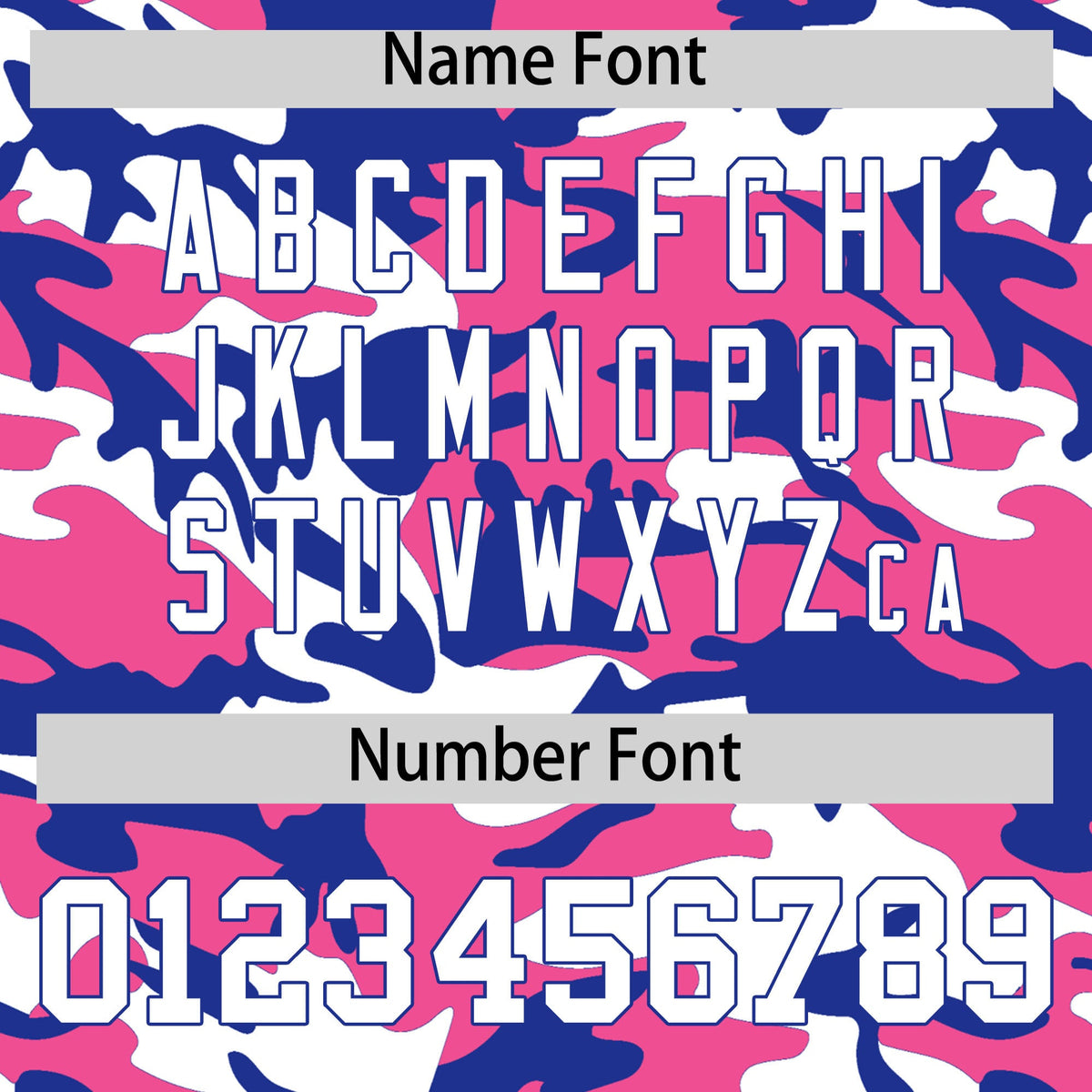 Custom Pink Royal Blue White Camo Gradient Fashion Baseball Jersey | Perfect for Training,Sublimation Printed & Stitched,Add Name and Numbern,Perfect for Teams | KXKSHOP