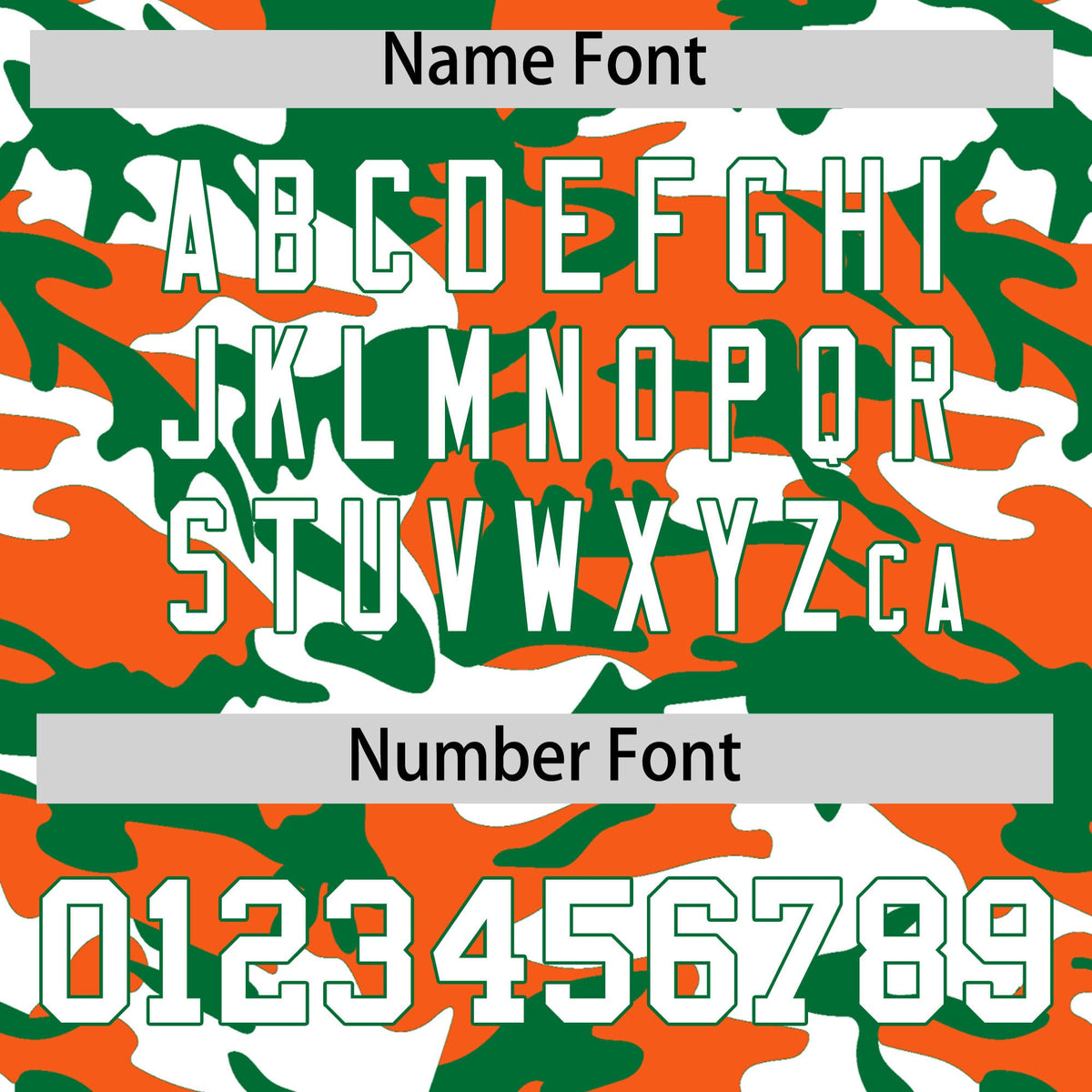 Custom Orange Kelly Green White Camo Gradient Fashion Baseball Jersey | Perfect for Training,Sublimation Printed & Stitched,Add Name and Numbern,Perfect for Teams | KXKSHOP