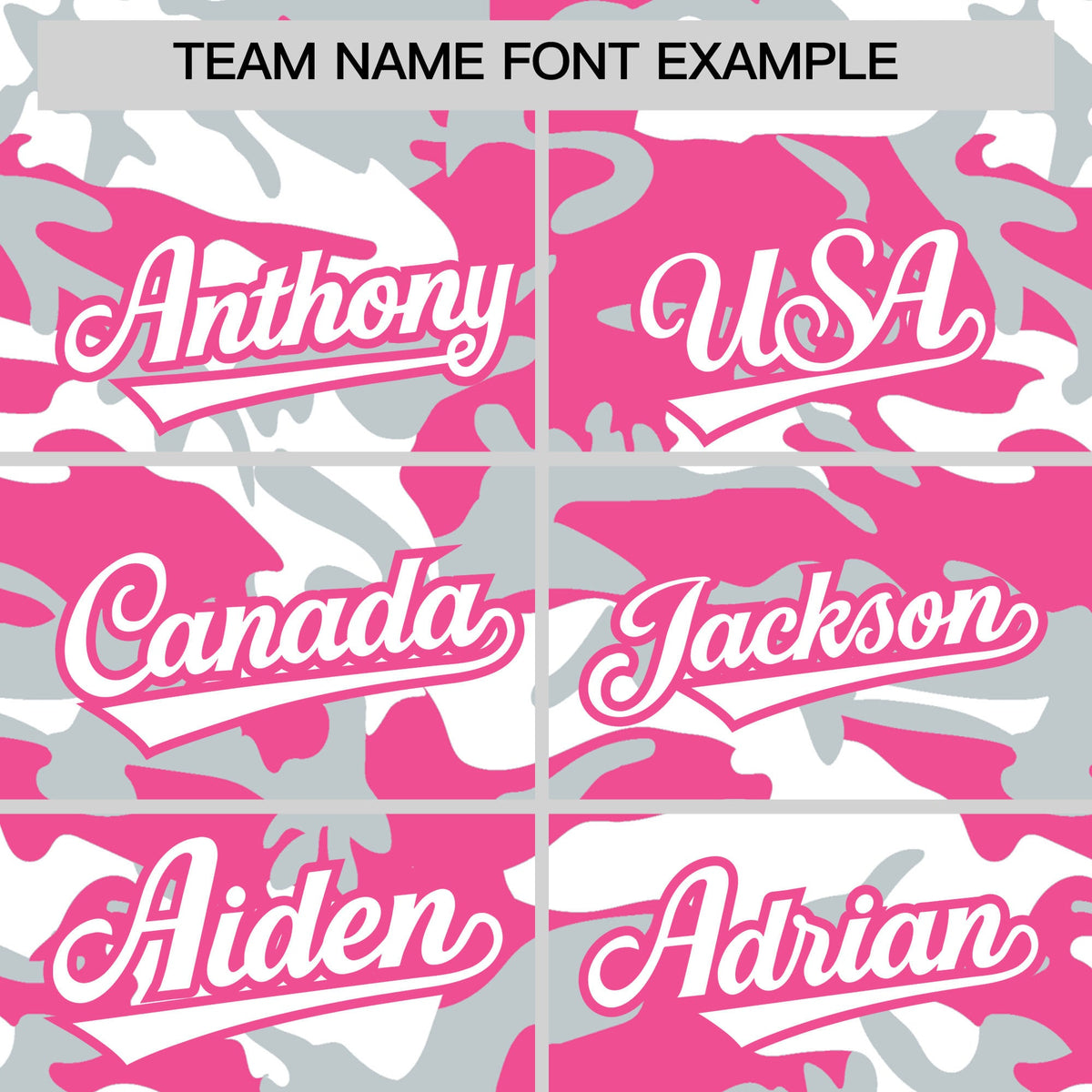 Custom Pink Silver White Camo Gradient Fashion Baseball Jersey | Perfect for Training,Sublimation Printed &amp; Stitched,Add Name and Numbern,Perfect for Teams | KXKSHOP