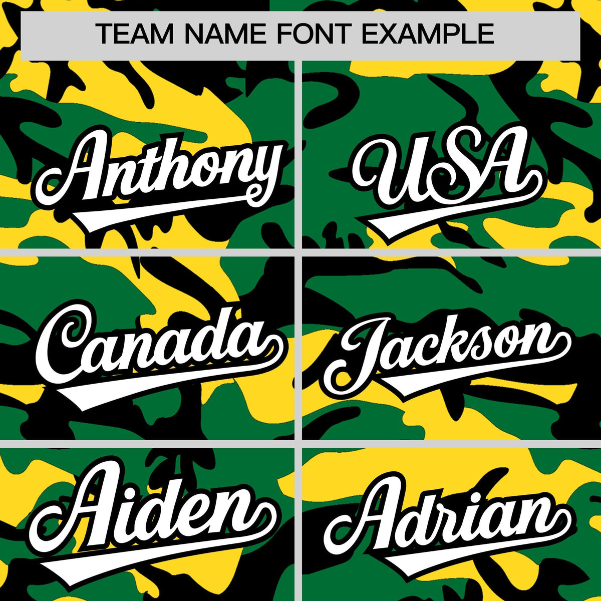 Custom Kelly Green Gold Black Camo Gradient Fashion Baseball Jersey | Perfect for Training,Sublimation Printed & Stitched,Add Name and Numbern,Perfect for Teams | KXKSHOP