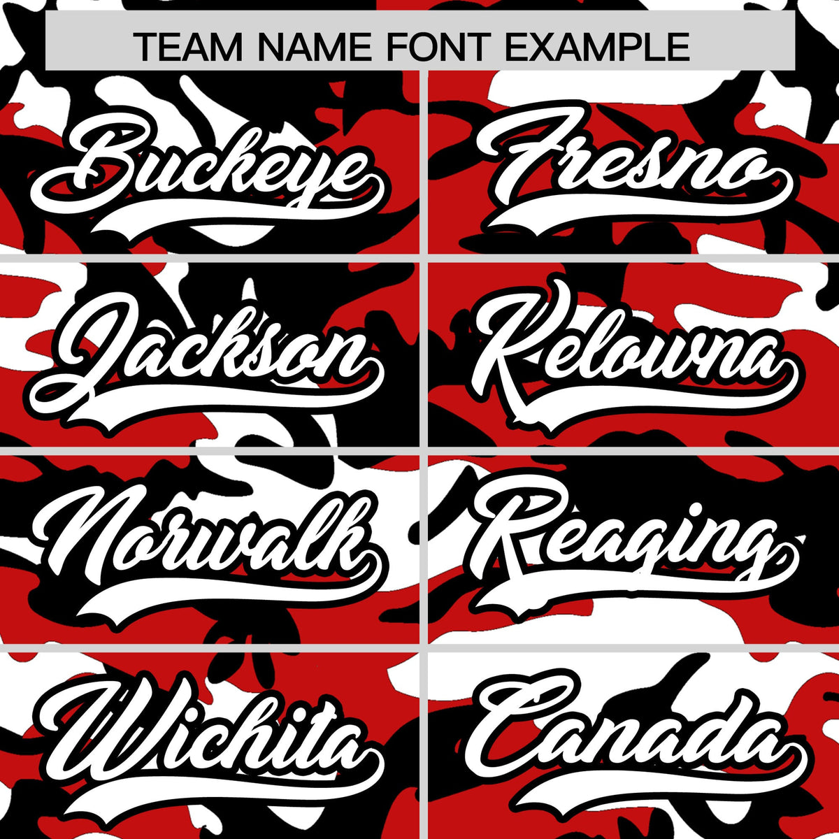 Custom Black White Red Camo Gradient Fashion Baseball Jersey | Perfect for Training,Sublimation Printed & Stitched,Add Name and Numbern,Perfect for Teams | KXKSHOP