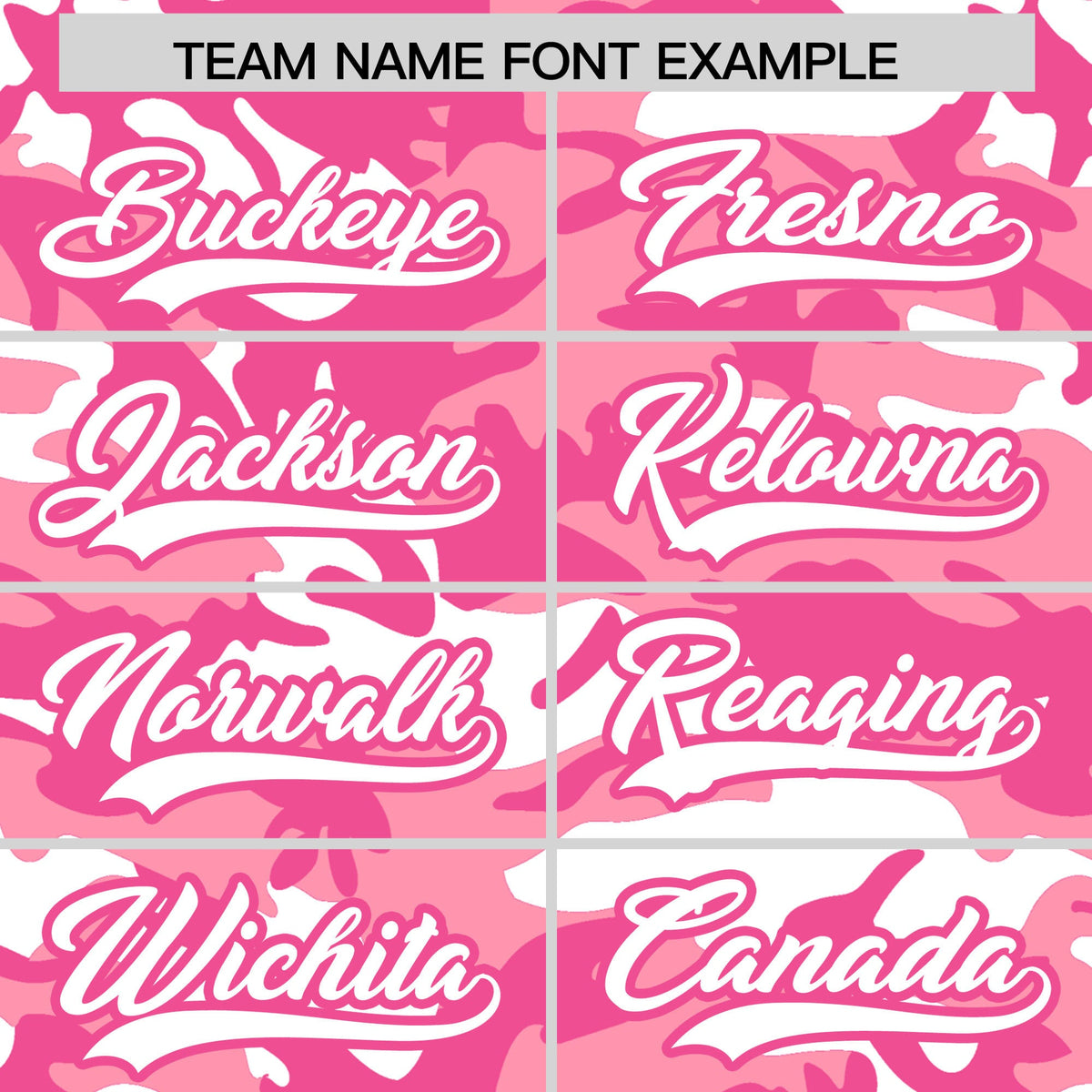 Custom Light Pink Pink White Camo Gradient Fashion Baseball Jersey | Perfect for Training,Sublimation Printed &amp; Stitched,Add Name and Numbern,Perfect for Teams | KXKSHOP