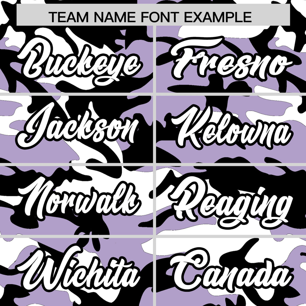 Custom Light Purple Black White Camo Gradient Fashion Baseball Jersey | Perfect for Training,Sublimation Printed & Stitched,Add Name and Numbern,Perfect for Teams | KXKSHOP