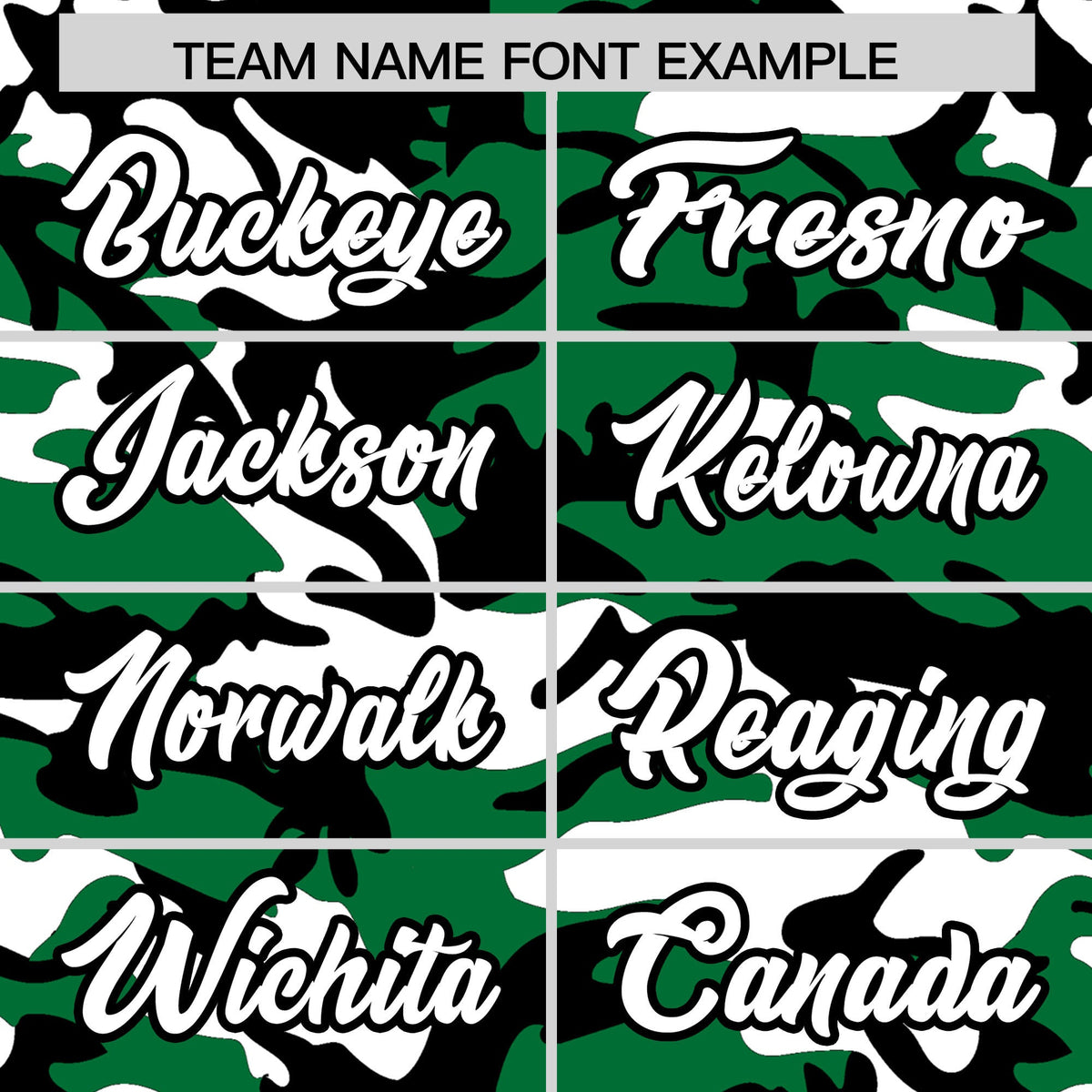 Custom Kelly Green White Black Camo Gradient Fashion Baseball Jersey | Perfect for Training,Sublimation Printed & Stitched,Add Name and Numbern,Perfect for Teams | KXKSHOP