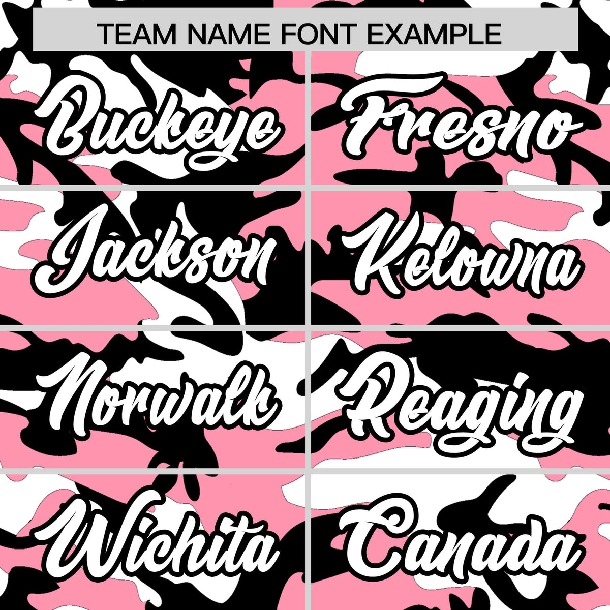 Custom Light Pink Black White Camo Gradient Fashion Baseball Jersey | Perfect for Training,Sublimation Printed & Stitched,Add Name and Numbern,Perfect for Teams | KXKSHOP
