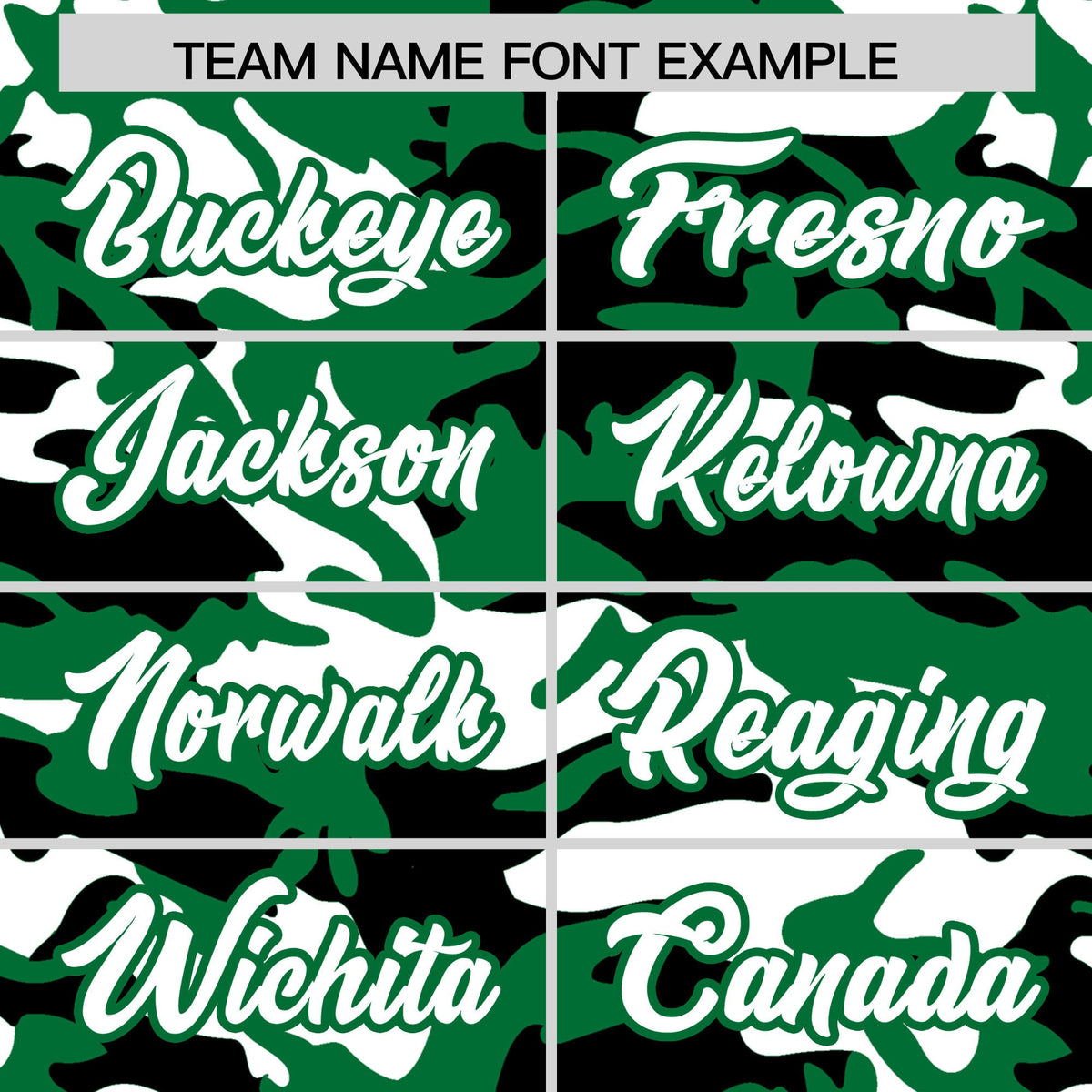 Custom Kelly Green Black White Camo Gradient Fashion Baseball Jersey | Perfect for Training,Sublimation Printed & Stitched,Add Name and Numbern,Perfect for Teams | KXKSHOP