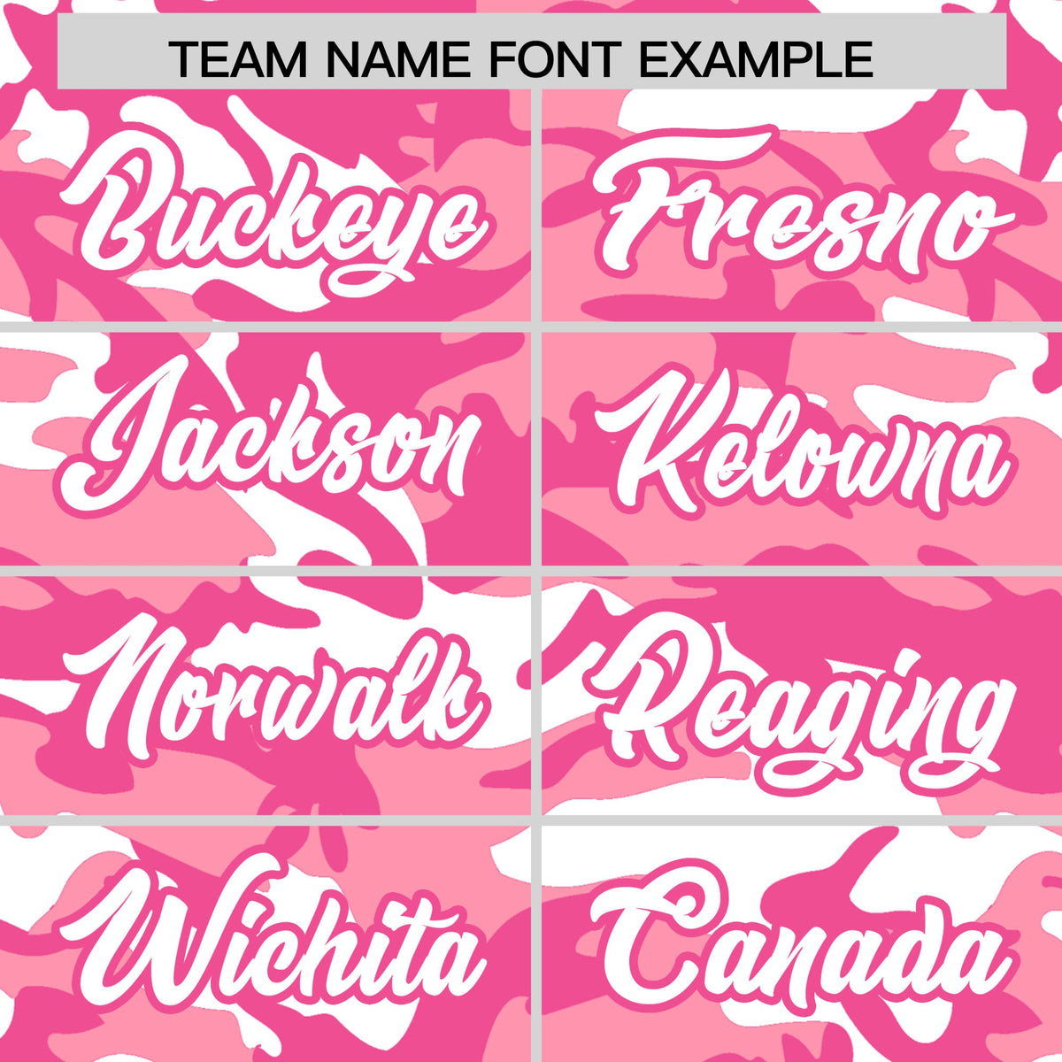 Custom Light Pink Pink White Camo Gradient Fashion Baseball Jersey | Perfect for Training,Sublimation Printed &amp; Stitched,Add Name and Numbern,Perfect for Teams | KXKSHOP